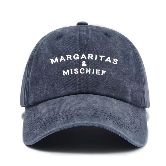 Accessories - New women’s navy baseball cap Margaritas and Mischief